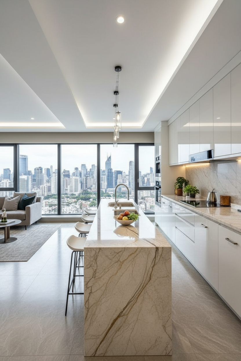 Luxury Marble Kitchen Countertop