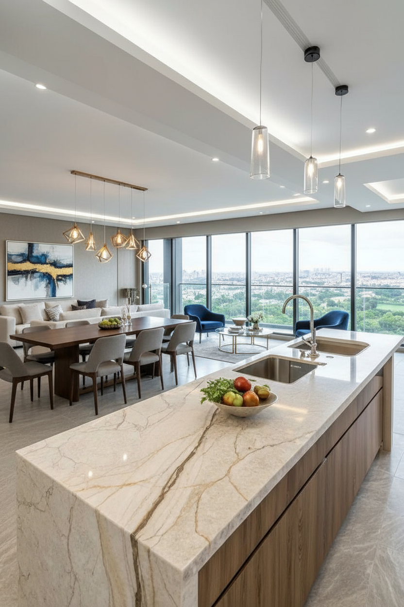 Luxury Marble Kitchen Countertop